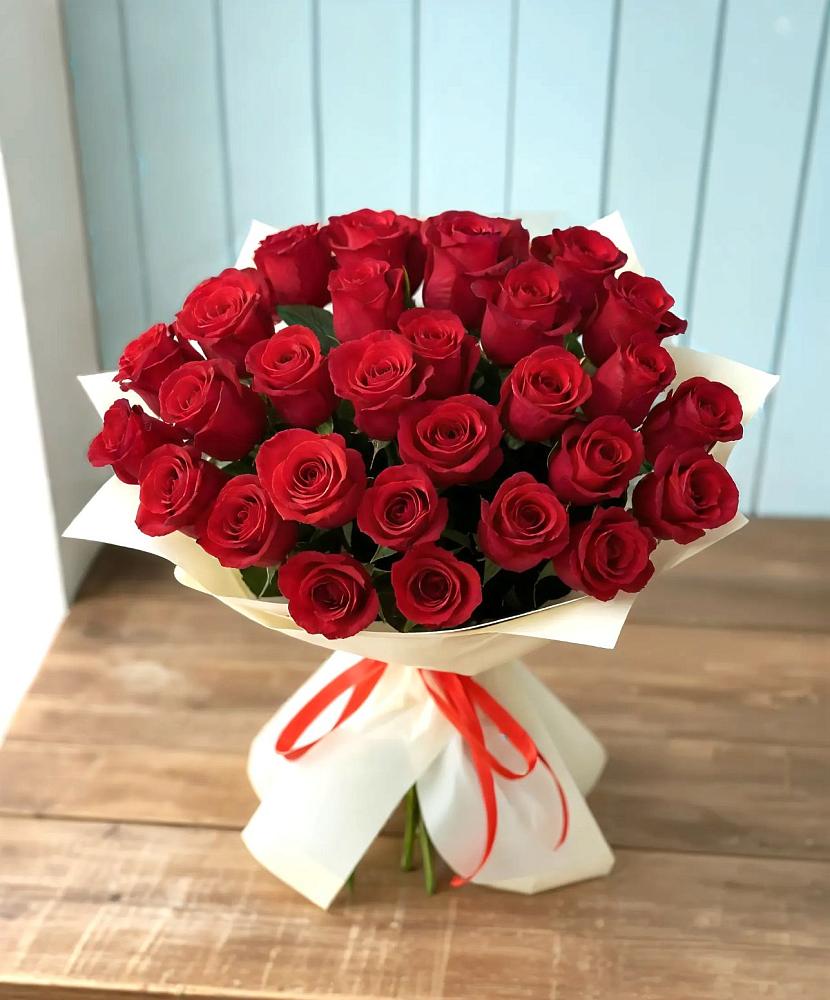 Букет 29 Красных роз в Выльгорте