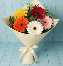 Букет цветов из:  Герберы в Выльгорте