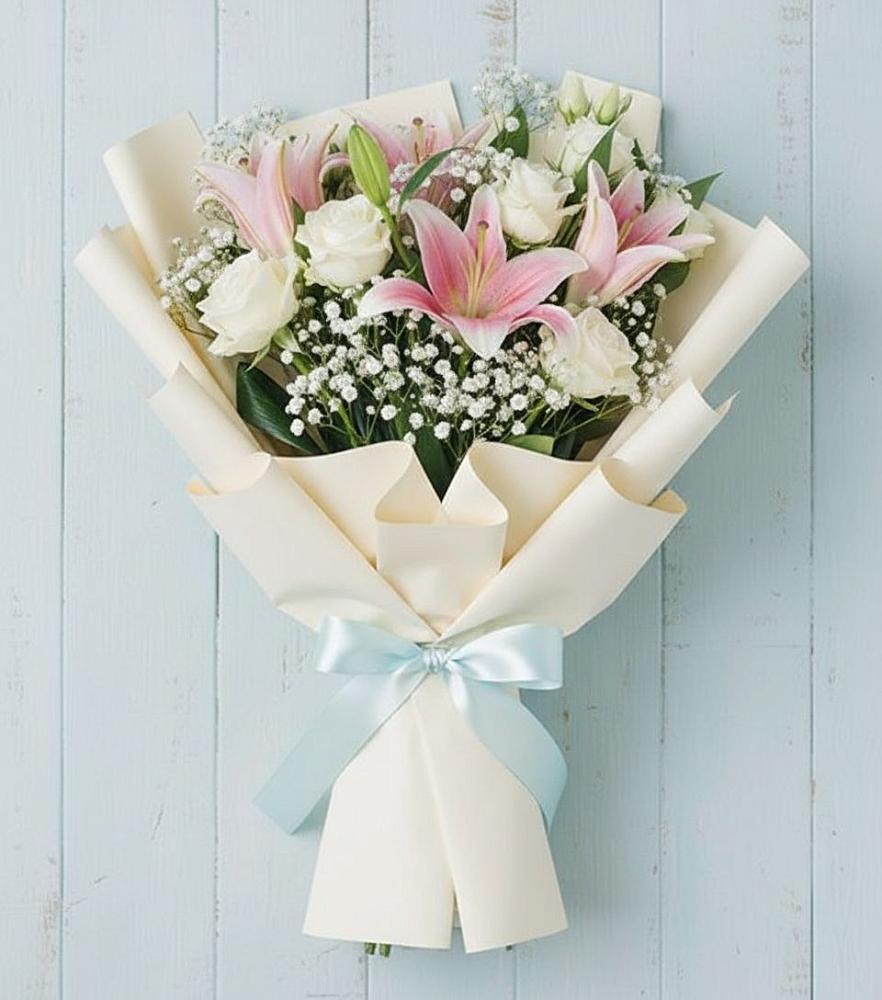 Букет цветов из: Лилии в Выльгорте