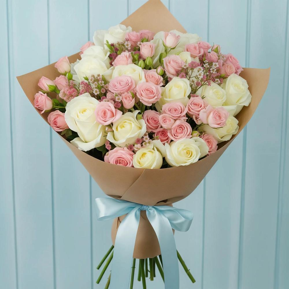 Букет цветов из: Розы в Выльгорте