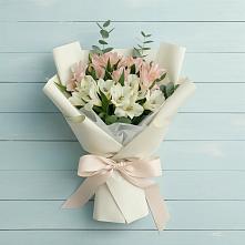 Букет цветов из:  Альстромерии #REPLACE_PRED# Выльгорте