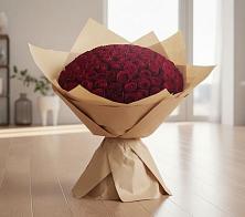 Букет 101 Красная роза в Выльгорте