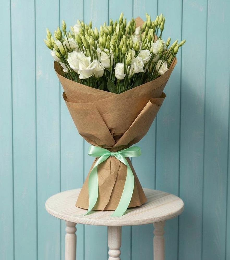 Букет цветов из: Лизиантусы в Выльгорте