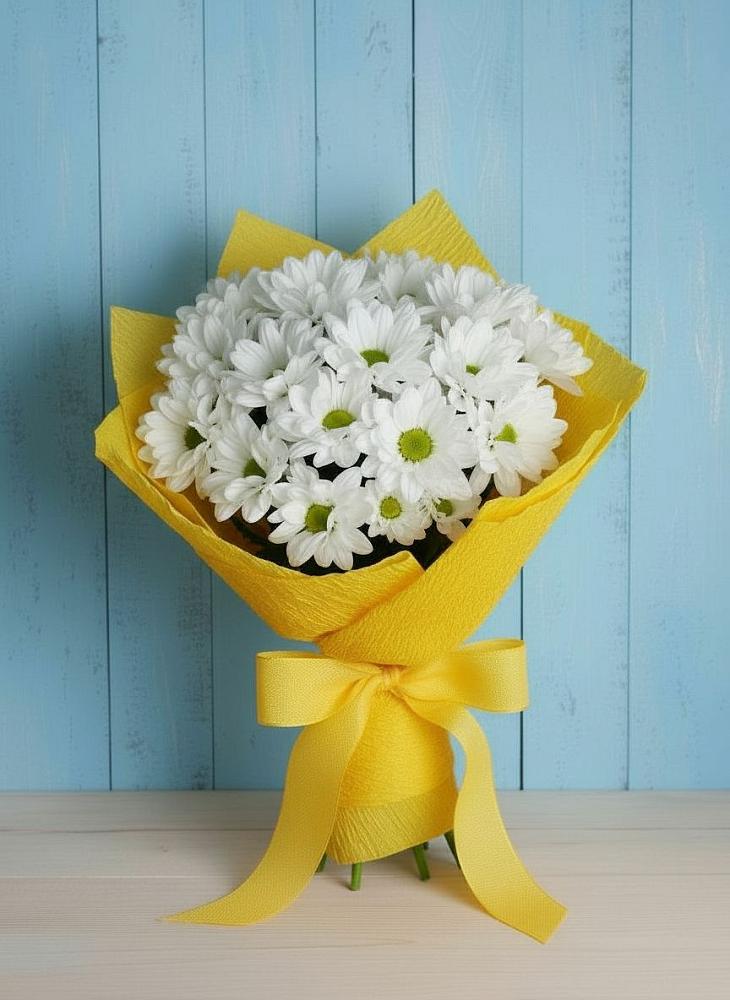 Букет цветов из: Хризантемы в Выльгорте