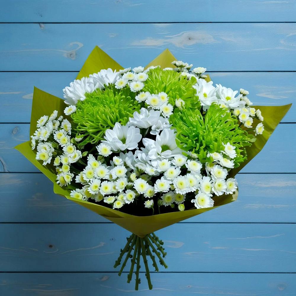 Букет цветов из: Хризантемы в Выльгорте