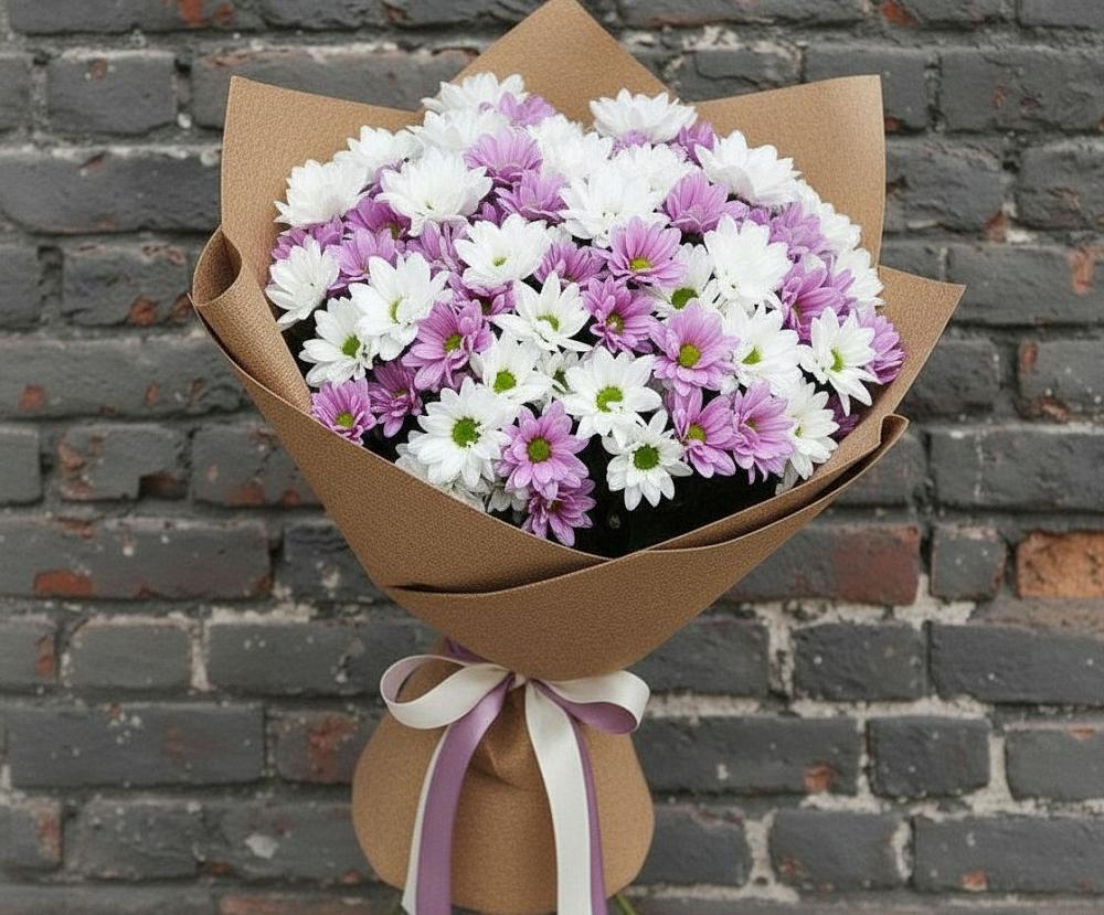 Букет цветов из: Хризантемы в Выльгорте
