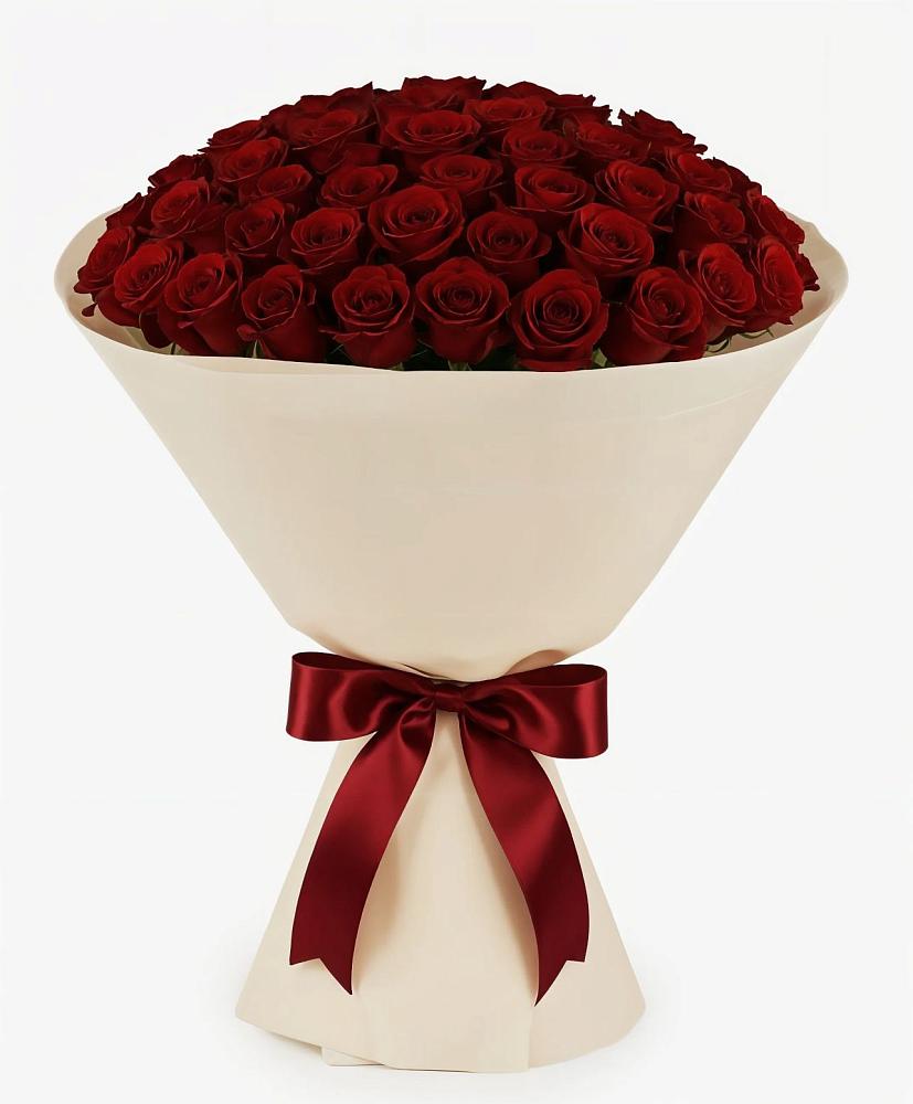 Букет 101 Бордовая роза Блэк Бакарра в Выльгорте